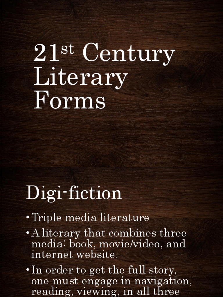 define literature 21st century