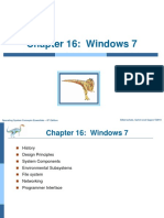 Chapter 16: Windows 7: Silberschatz, Galvin and Gagne ©2010 Operating System Concepts Essentials - 8 Edition