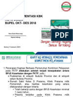 Hasil Implementasi KBK Kota Dumai Bupel Okt-Des 2018