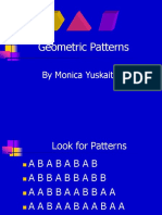 Geometric Patterns: by Monica Yuskaitis