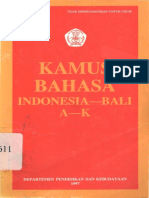 Kamus Bahasa Indonesia-Bali A-K - 469h PDF