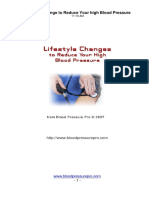 Lifestyle Change to Reduce Your High Blood Pressure