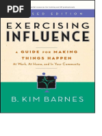 Exercising Influence - A Guide for Making Things Happen