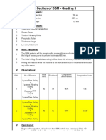 Trial Section of DBM - Grading II