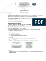 Lesson Plan in PAgbasa at Pagsusuri