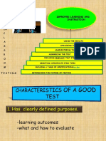 Steps in Classroom Testing