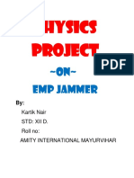 Physics Project: ON EMP Jammer