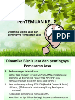 Definisi Pemasaran Jasa