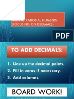 Adding Rational Numbers (Decimals)