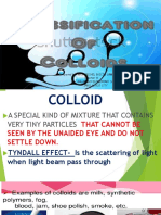 Colloids and Classification of Colloids