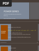 Lecture 5 - Power Series PDF