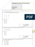 CGLE Exam Questions on General Intelligence and Awareness