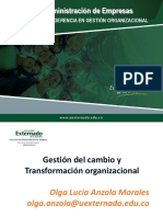 Gestión del cambio organizacional