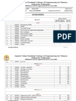 Gayatri Vidya Parishad College of Engineering For Women: Lecture Schedule
