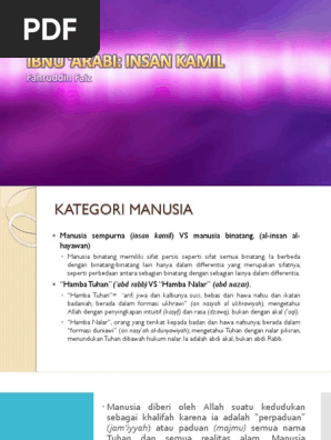 Ibnu Arabi Insan Kamil Pdf