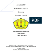 Makalah Turunan Parsial Keterdiferensialan Dan Turunan Total