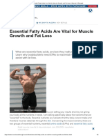Essential Fatty Acids Are Vital For Muscle Growth and Fat Loss - Muscle & Strength