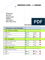 Checklist Inspeksi Level 1 - Serandang