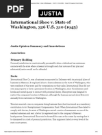 International Shoe v. State of Washington - 326 U.S. 310 (1945) - Justia US Supreme Court Center