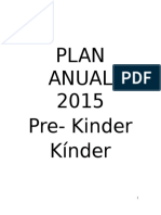Plan Anual 2015 Kinder