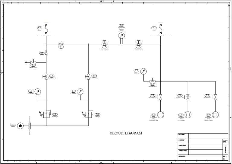 Oxygen Flow Meter CAD Drawing | PDF | Chemical Engineering | Gas ...