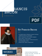 Sir Francis Bacon: By: Manzano & Olojan