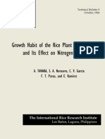 Growth Habit of The Rice Plant in The Tropics and Its Effect On Nitrogen Response (TB3)