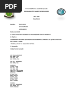 Práctica 4 - Comparador de Dos Datos de 4 Bits - Alava Steven - Mero Danny - Giraldo Bryan - 6to Telemática