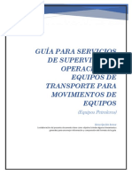 Guía de transporte de equipos petroleros