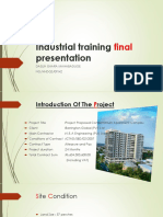 Industrial Training Final Presentation