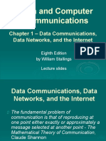Chapter 1 - Data Communications, Data Networks, and The Internet