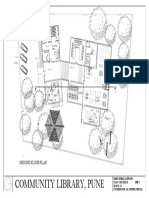 Ground Floor Plan: Community Library, Pune