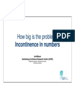 How Big Is The Problem?: Incontinence in Numbers