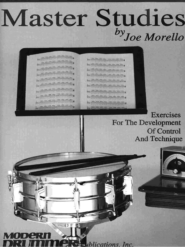 Joe Morello Master Studies PDF | PDF