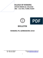 PG Bulletin 2018 PDF