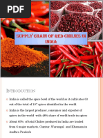 Supply Chain of Red Chilies in India