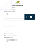 Q1) Q2) Q3) Depth of Balanced Binary Tree?: Valuelabs Model Question Paper