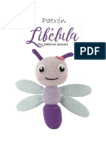 Crochet Pattern Dragonfly Espanol