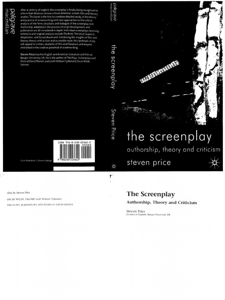 Price The Screnplay PDF Screenplay Author image