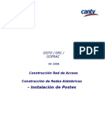 NORMAS DE CONSTRUCCIÓN POSTES FOR 0148 E 05 Constrc redes al.DOC