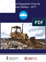 Informe de Disposición Final de Residuos Colombia