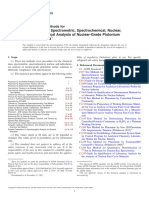 C759-10 Chemical, Mass Spectrometric, Spectrochemical, Nuclear, And Radiochemical Analysis of Nuclear-Grade Plutonium Nitrate Solutions