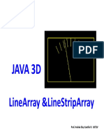 LineArray y LineStripArray en Java 3D