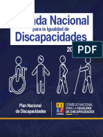 Agenda Nacional Para Discapacidades