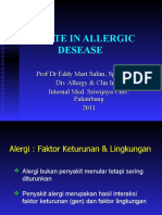 Up Date in Allergic Desease