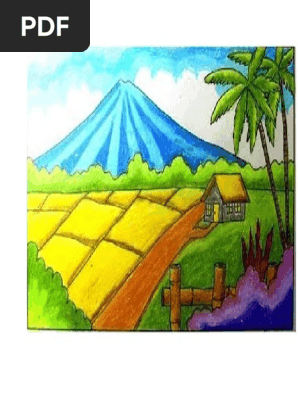 Pemandangan Sawah Padi