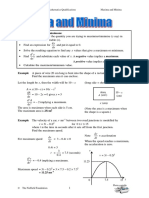 FSMQ Maxima and Minima PDF