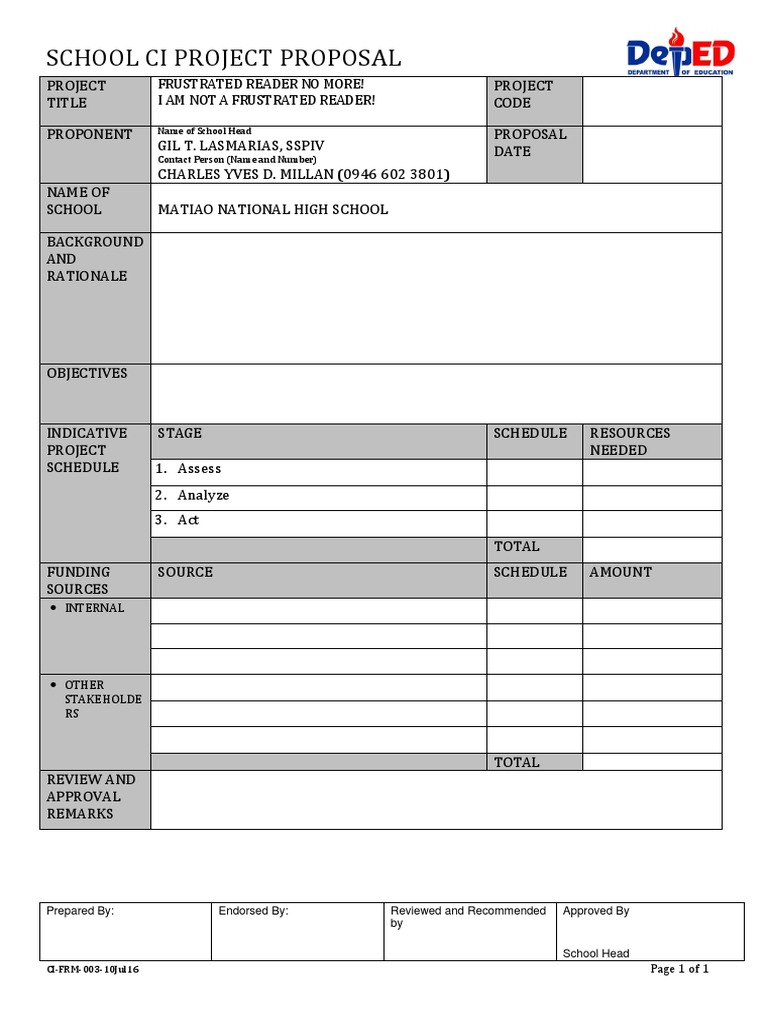 Frustrated Reader Project Proposal | PDF