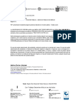 Formato Carta de Presentación - Postulación Estudiantes