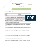 Evaluación de Ciencia Naturales Sistema Resp. y Circ.